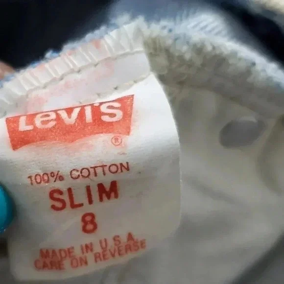 Vintage Boys Stone washed slim Levi 506. S… - Picture 3 of 7